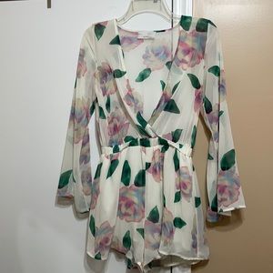 Audrey 3+1 Floral romper
